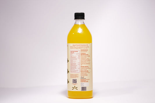 Wooden Cold Press Groundnut Oil - 1 Litre