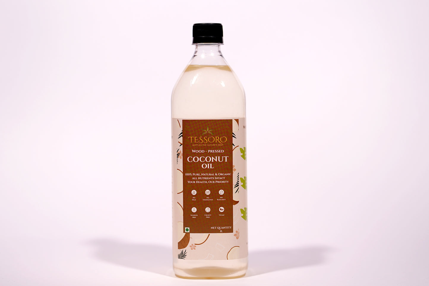 Wooden Cold Press Coconut Oil - 1 Litre