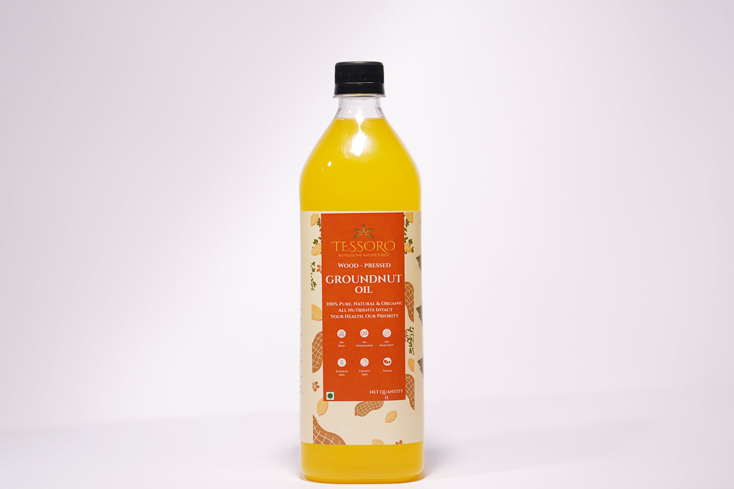 Wooden Cold Press Groundnut Oil - 1 Litre